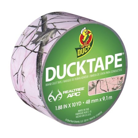 Duck Brand Tape Duct Real Tree Pink 10Yd 283109